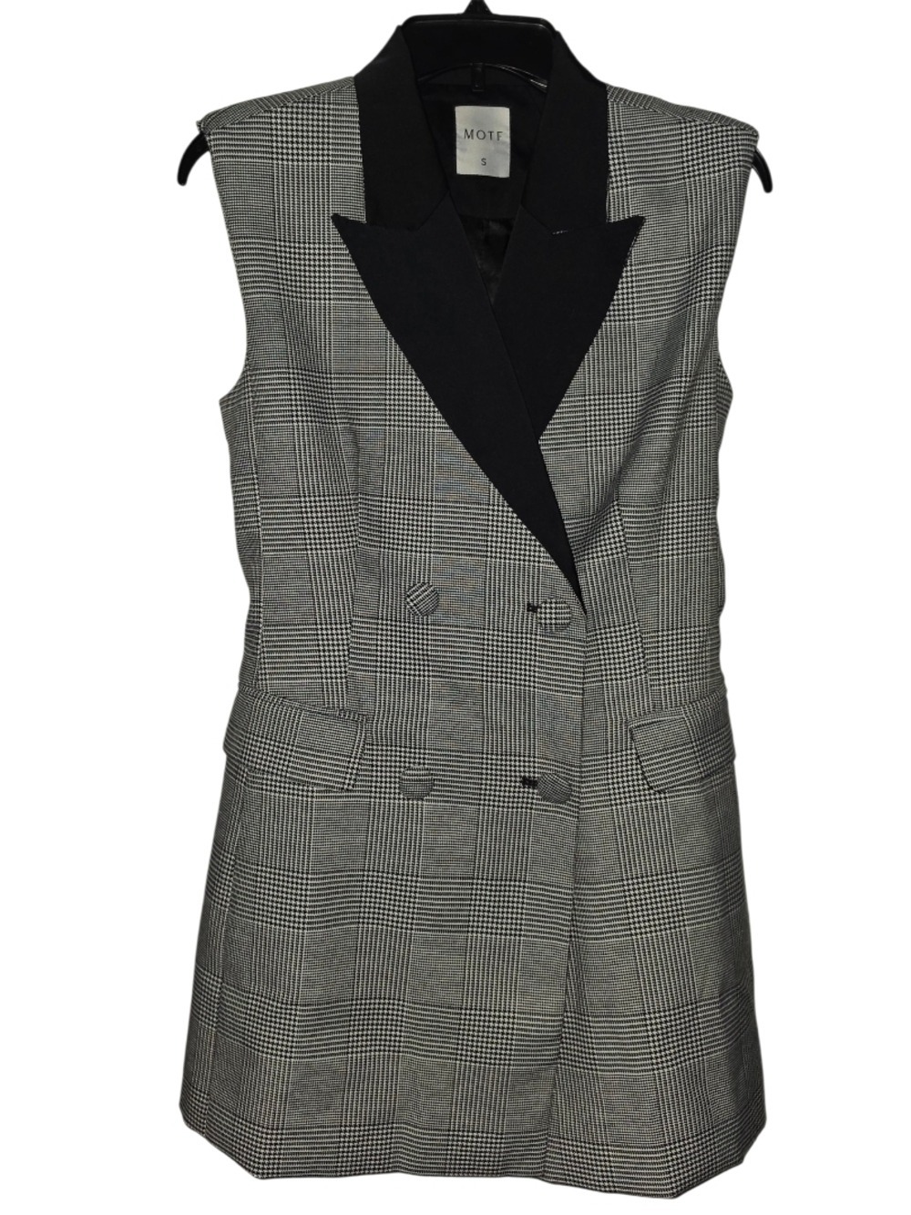 Motf Sleeveless Mini Blazer Dress Size Small